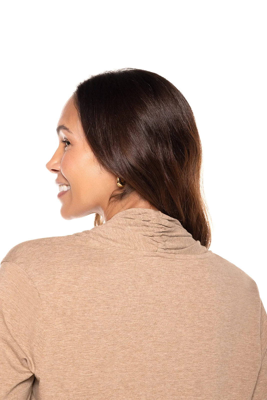 Women's Marietas Sun Wrap | Dark Taupe Heather